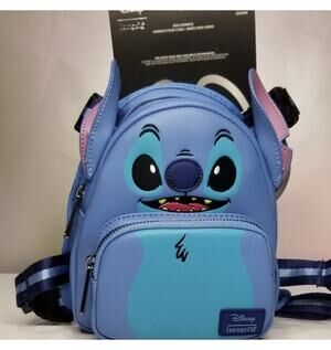 Loungefly Disney Stitch  Cosplay Mini Backpack Harness Small (9-16" neck) NWT